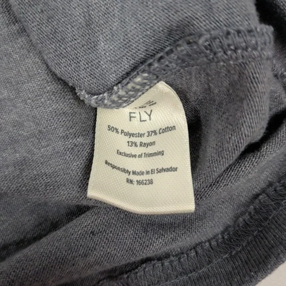 Free Fly Pocket T Shirt Mens Medium Gray Blue Adventure - Picture 6 of 10